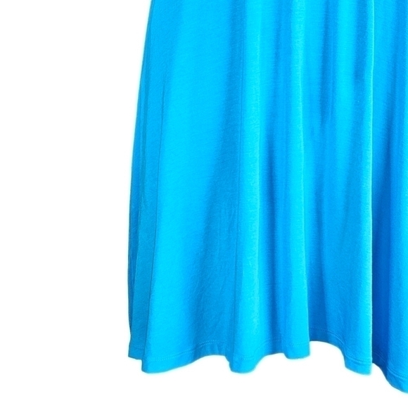 ATHLETA Santorini Thera Dress Light Blue Tencel Modal Dress Size Medium - Picture 4 of 11